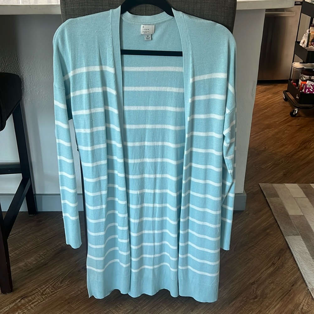 A New Day (Target) lightweight summer long open cardigan - size M